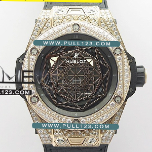 [HB1213] Hublot Big Bang Sang Bleu Ti RG V2 WW 1:1 Best Edition - 위블로 빅뱅 상 블루 티타늄 베스트에디션