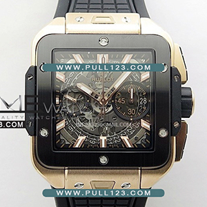 [HUB1280 MOVE] Hublot Square Bang Unico 42mm Titanium RG BB 1:1 Best Edition - 위블로 스퀘어 뱅 유니코 티타늄 베스트에디션