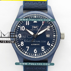 [2892 MOVE] IWC Pilot Mark XVIII IW328101 Blue Ceramic M+ 1:1 Best Edition - 아이더블유씨 파일럿 마크 탑건 베스트에디션