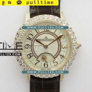 [Cal.898/1 MOVE] Jaeger-LeCoultre Rendez-Vous Night & Day Ladies RG Diamonds ZF 1:1 Best Edition- 예거 르꿀뜨르 랑데부 다이아몬드 베스트에디션