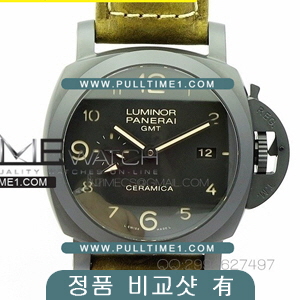 [P9001 MOVE] Panerai Luminor GMT PAM 441 O Real Ceramic V2 VS 1:1 Super Clone - 파네라이 루미너 지엠티 1:1 슈퍼클론 - PNR340