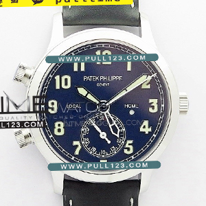 [Cal. 324] Patek Philippe Complications 5524 Pilot Travel Time SS GR Best Edition - 파텍필립 컴플리케이션 파일럿 트래블 타임