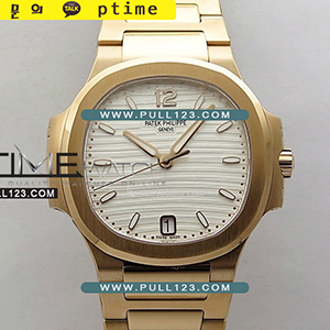 [324SC MOVE] Patek Philippe Nautilus 7118/1R-001 New Version Ladies RG PP 1:1 Best Edition - 파텍필립 노틸러스 여성용 베스트에디션