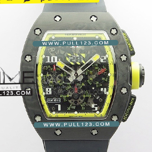 [7750 MOVE] Richard Mille RM011 Carbon Case Chronograph KV Best Edition - 리차드밀러 포지드 카본 크르노그래프