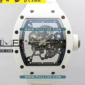 [RMUL2 MOVE] Richard Mille RM055 Real Ceramic Case V3 BBR 1:1 Best Edition - 리차드 밀레 리얼 세라믹 스켈레톤