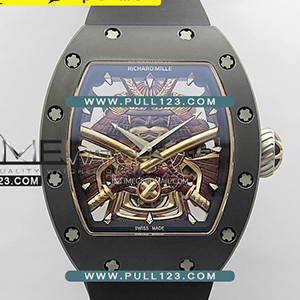 [Tourbillon MOVE] Richard Mille RM047 DLC/RG YS Best Edition - 리차드 밀레 포지드 카본 스켈레톤