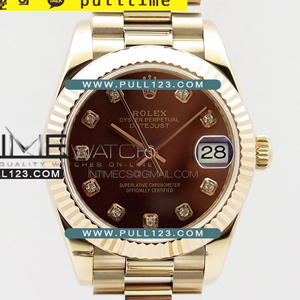 [무브선택] Rolex DateJust 31mm 278275 Ladies RG bp Best Edition - 로렉스 데이져스트 로즈골드 오토매틱 여성용 베스트에디션 쥬빌레베젤 브라운다이얼 텐포인트