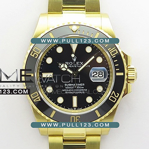 [3235 MOVE] Rolex Submariner 126618LN 41mm YG EW 1:1 Best Edition - 롤렉스 서브마리너 옐로우골드 블랙 베스트 에디션