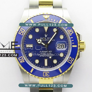 [3235 MOVE] Rolex Submariner 126613LB 41mm YG/SS 3EF 1:1 Best Edition - 롤렉스 서브마리너 투톤 블루 베스트 에디션