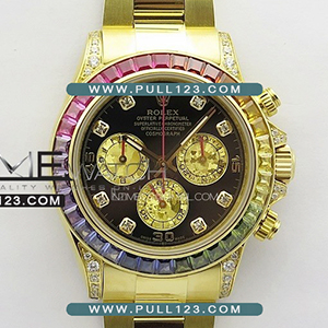 [7750 MOVE] Rolex Daytona 116589 YG Rainbow APS Best Edition - 롤렉스 데이토나 베스트에디션