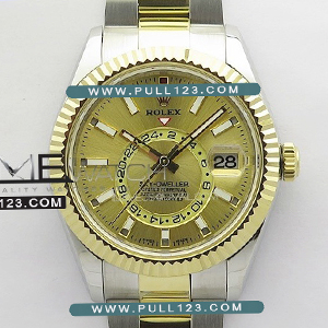 [9001 MOVE] Rolex Sky-Dweller 326933 904L SS/YG NOOB 1:1 Best Edition - 롤렉스 스카이 드웰러 베스트 에디션