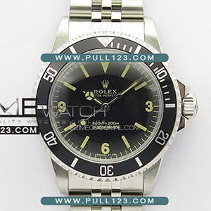 [2836 MOVE] Rolex Vintage Submariner 5513 No Date SS B12 Best Edition - 롤렉스 빈티지 서브마리너