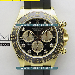 [4131 MOVE] Rolex Daytona 126518 904L YG QF 1:1 Best Edition - 롤렉스 데이토나 옐로우골드 오이스터플렉스 베스트에디션