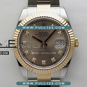 [3235 MOVE] Rolex DateJust 41mm 126331 Oyster Bracelet 904L SS/RG AR+ V3 1:1Best Edition MD - 롤렉스 데이져스트 오토매틱 투톤콤비 오이스터 브레이슬릿 베스트에디션