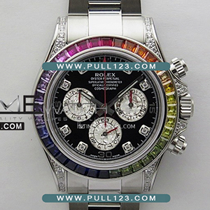 [4130 MOVE] Rolex Daytona 116599 RBOW Rainbow SS ZF 1:1 Best Edition - 롤렉스 데이토나 레인보우 베스트에디션