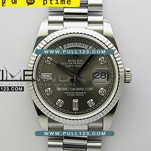 [무브먼트 선택] Rolex DayDate 36mm 128239 Gain Weight SS QF 1:1 Best Edition - 로렉스 데이데이트 베스트에디션