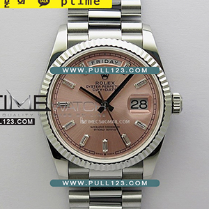 [무브먼트 선택] Rolex DayDate 36mm 128239 Gain Weight SS QF 1:1 Best Edition - 로렉스 데이데이트 베스트에디션