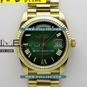 [무브먼트 선택] Rolex DayDate 36mm 128238 Gain Weight YG QF 1:1 Best Edition - 로렉스 데이데이트 베스트에디션