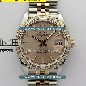 [ETA 2688 Rolex Datejust 31mm 904 SS/RG ARF Best Edition - 롤렉스 데이져스트 여성용 베스트 에디션