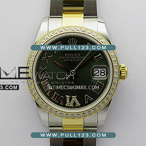[ETA 2688 Rolex Datejust 31mm 904 SS/YG ARF Best Edition - 롤렉스 데이져스트 여성용 베스트 에디션