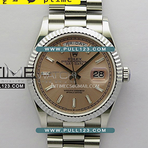 [2836 MOVE] Rolex DayDate 36mm 128239 904L SS Gain Weight KF 1:1 Best Edition - 로렉스 데이데이트 베스트에디션 무게추가버전