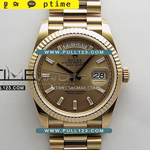 [2836 MOVE] Rolex DayDate 36mm 128235 RG QF 1:1 Best Edition - 로렉스 데이데이트 베스트에디션
