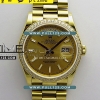 [2836 MOVE] Rolex DayDate 36mm 128348 904L YG Gain Weight KF 1:1 Best Edition - 로렉스 데이데이트 베스트에디션 무게추가버전
