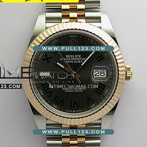 [3235 MOVE] Rolex DateJust 41mm 126331 904L SS/RG VF 1:1Best Edition - 롤렉스 데이져스트 윔블던 오토매틱 베스트에디션