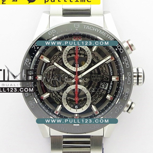 [1887 MOVE] Tag Heuer Carrera Calibre Heuer 01 Chrono 43mm SS XF 1:1 Best Edition - 태그호이어 까레라 칼리버 크로노 베스트에디션