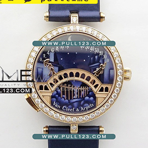 [RONDA QUARTZ] VanCleef & Arpels Lady Pont des Amoureux 38mm RG 5G Best Edition - 반클리프 앤 아펠 레이디 아펠 퐁 데 자모르 베스트에디션